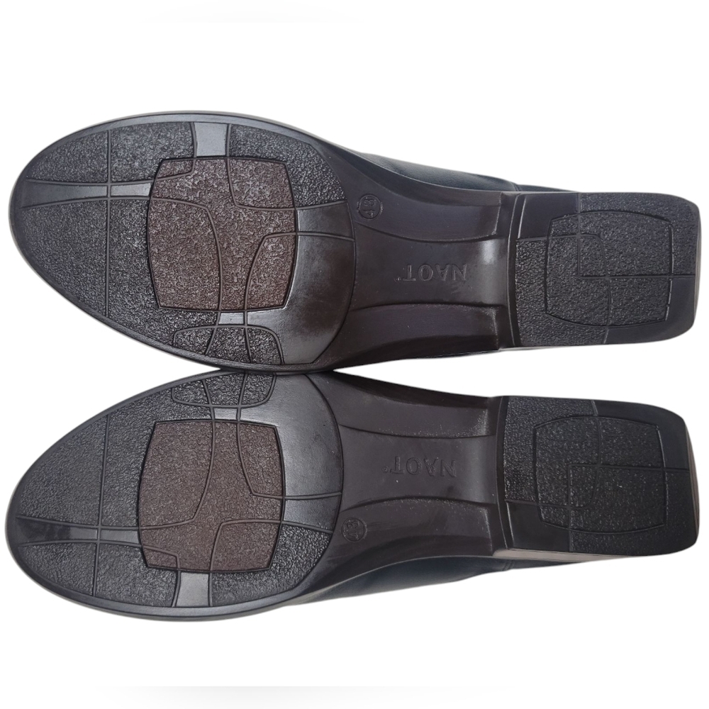 NAOT Footwear Women's Lodos Clog Soft Black Leather Size Euro 43 US 12 - Picture 6 of 9
